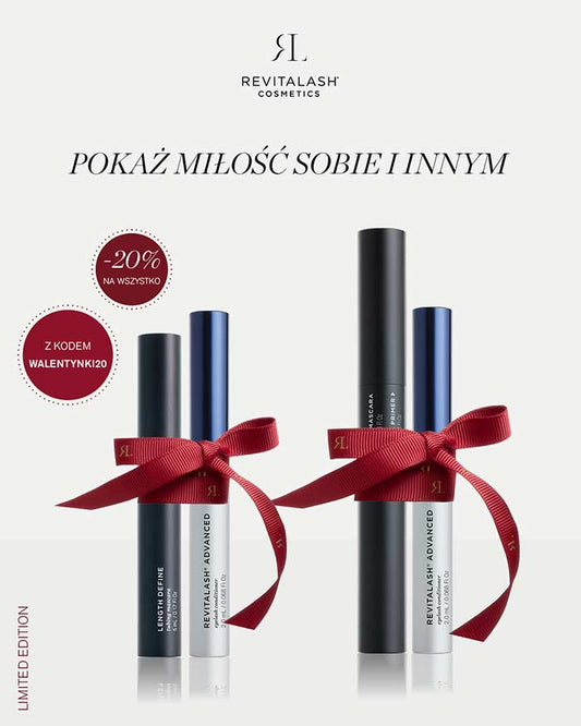 Zestaw na Walentynki (odżywka do rzęs 2 ml + Mascara Length Define)